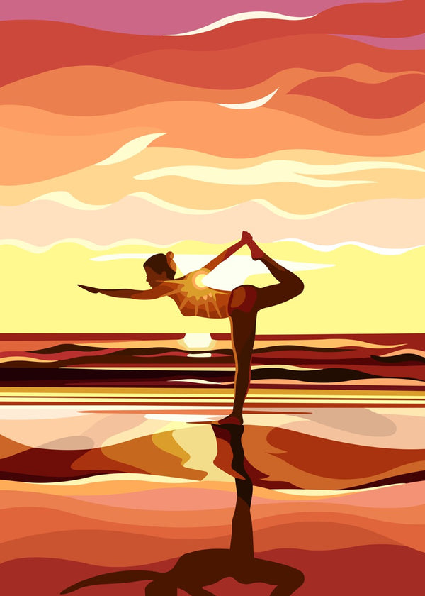 Evening Yoga Balance Pose