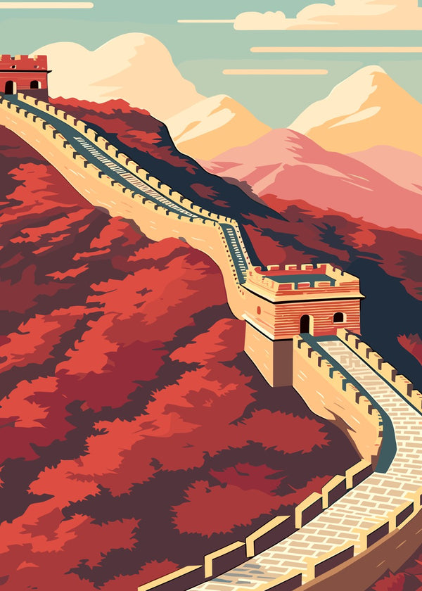 Majestic Great Wall of China