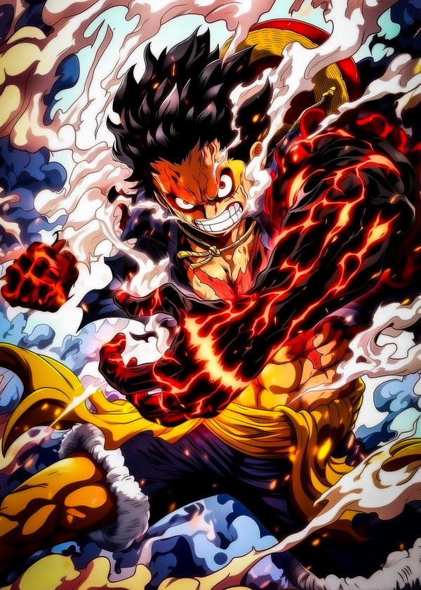 Luffy Gear 4 Lava Form