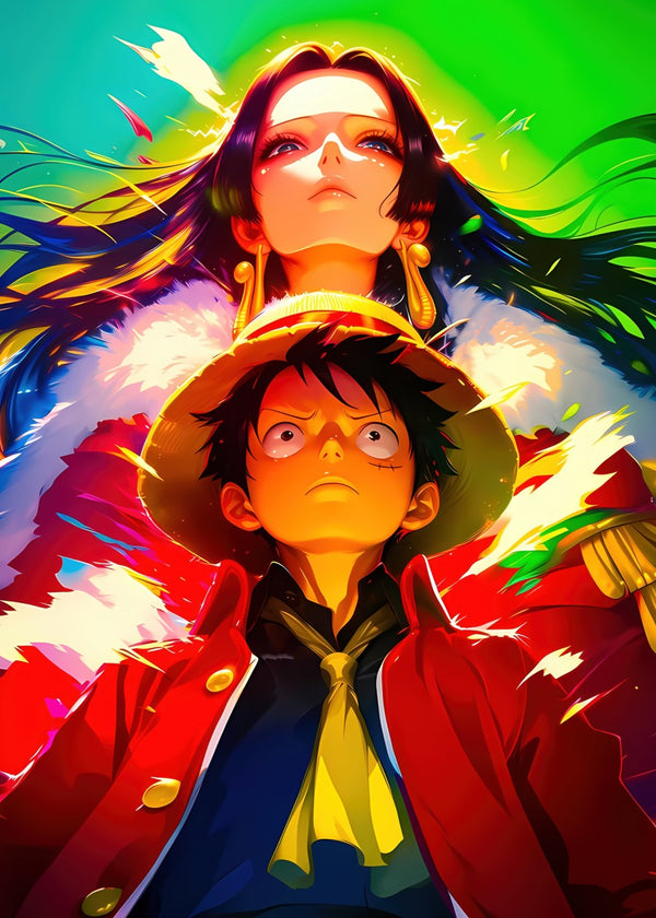 Luffy and Boa Hancock