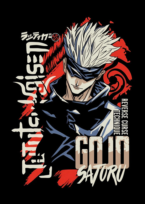 Gojo Satoru Poster Art