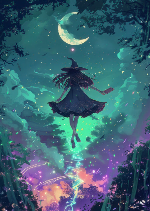 Halloween Fantasy Witch Anime