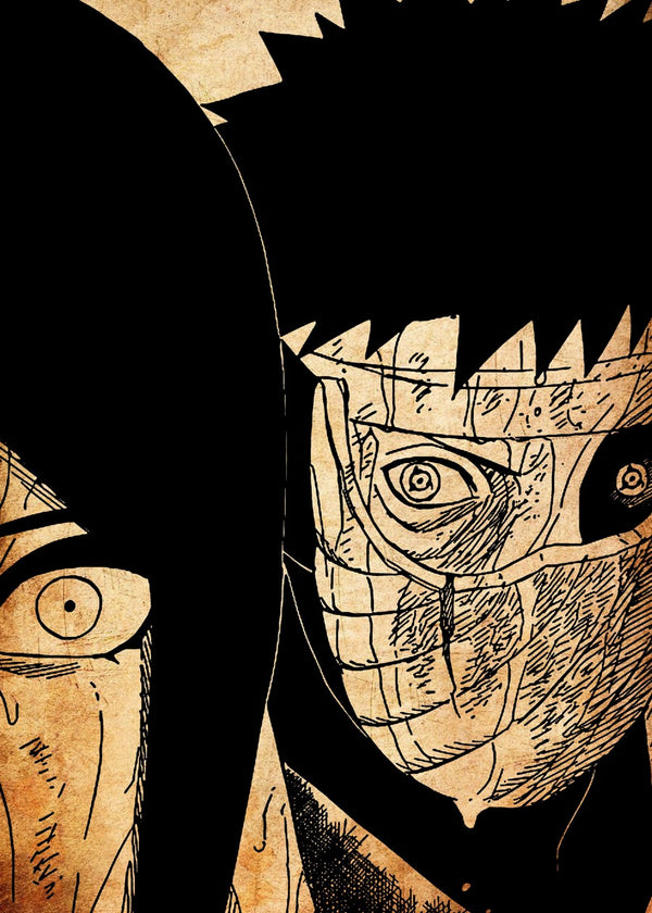 Obito Uchiha vs Konan, Naruto