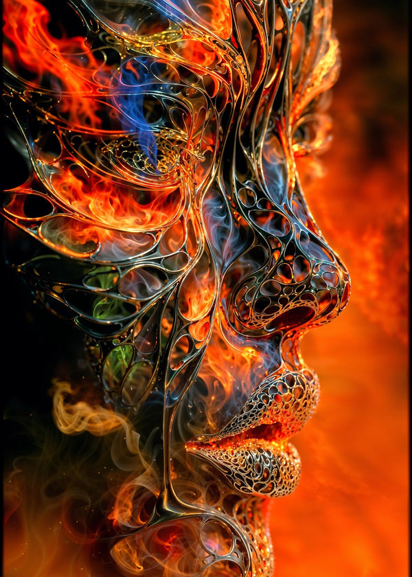 Inferno Fractal Visage