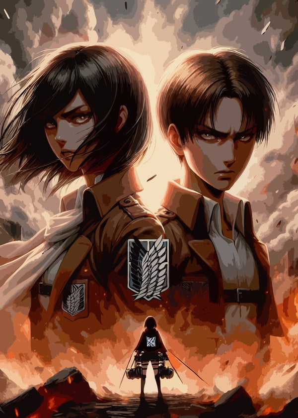 Mikasa Ackerman n Eren Yeager
