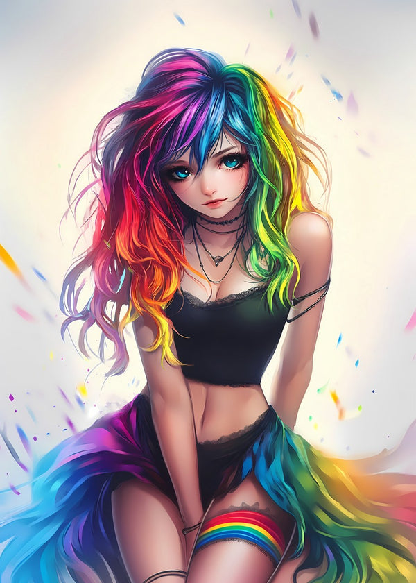 Anime Girl LGBTQ Pride