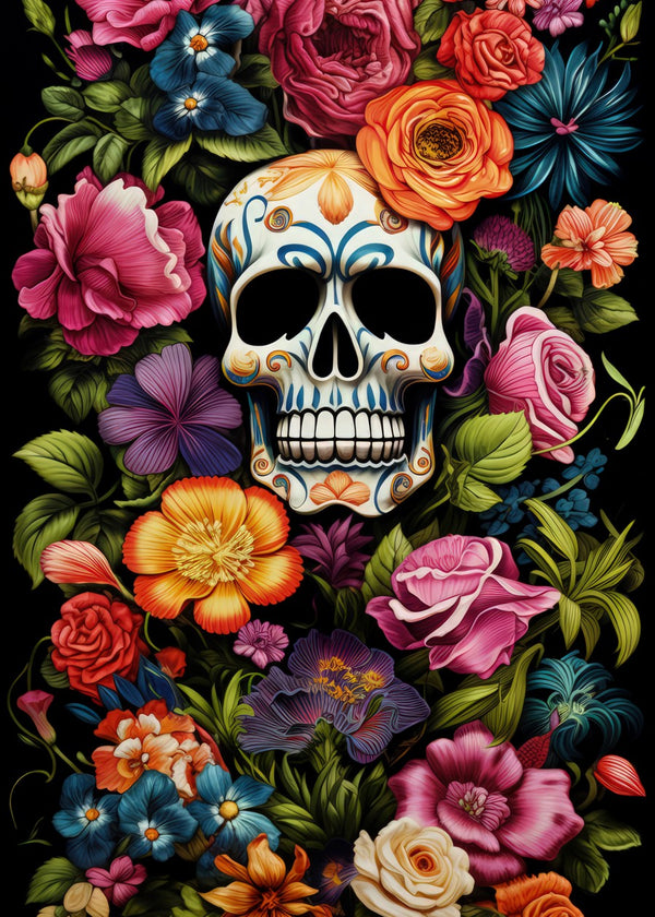Floral Sugar Skull