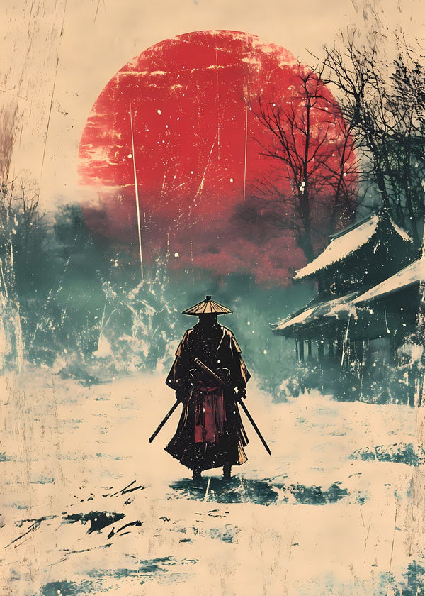 Vintage Japan Samurai Warrior