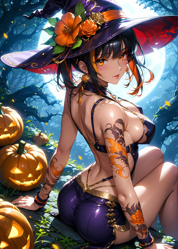 Enchanted Midnight Witch