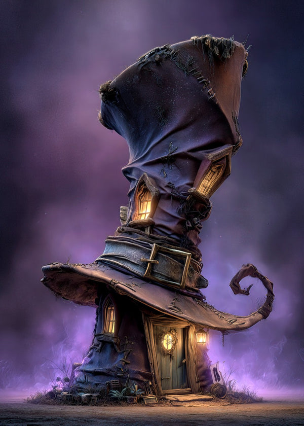 Whimsical Hat-Shaped House