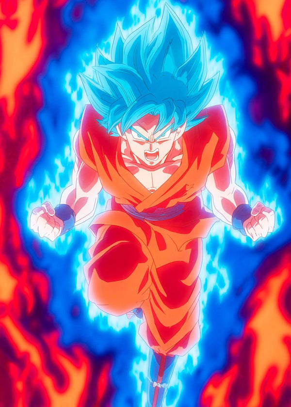 Super Saiyan God on Fire, Dragon ball