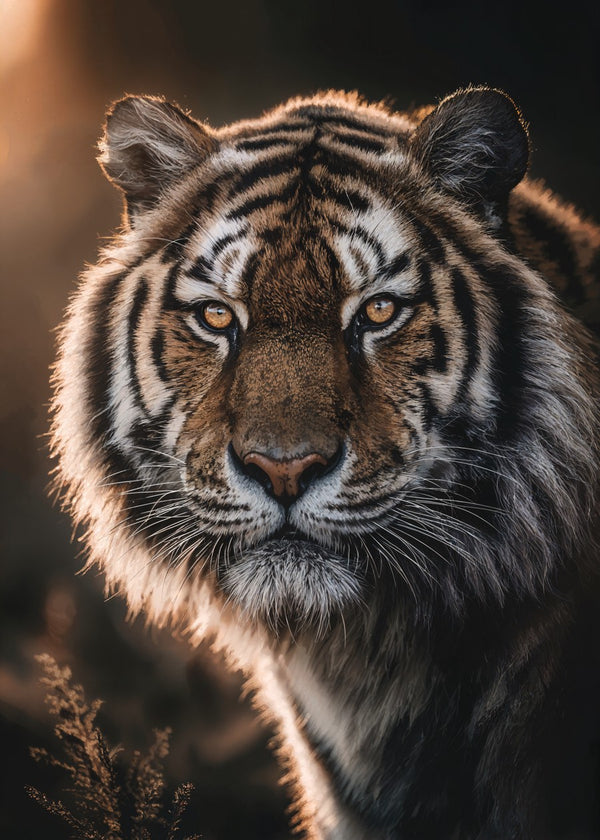 Ember-Eyed Tiger Stare