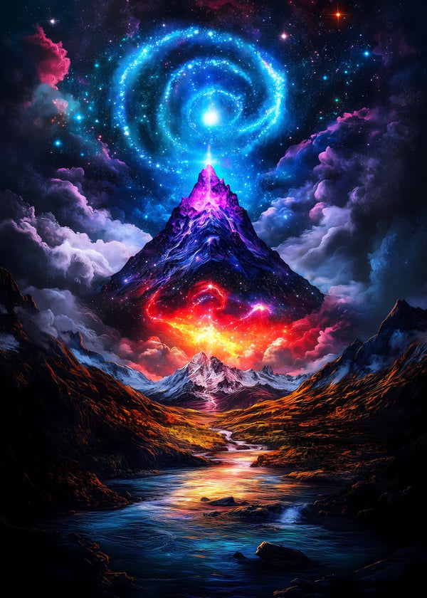 Cosmic Mountain of Light