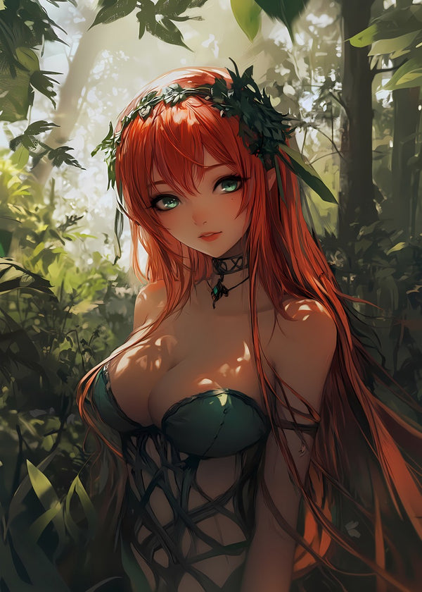 Anime Girl Celtic Fairy