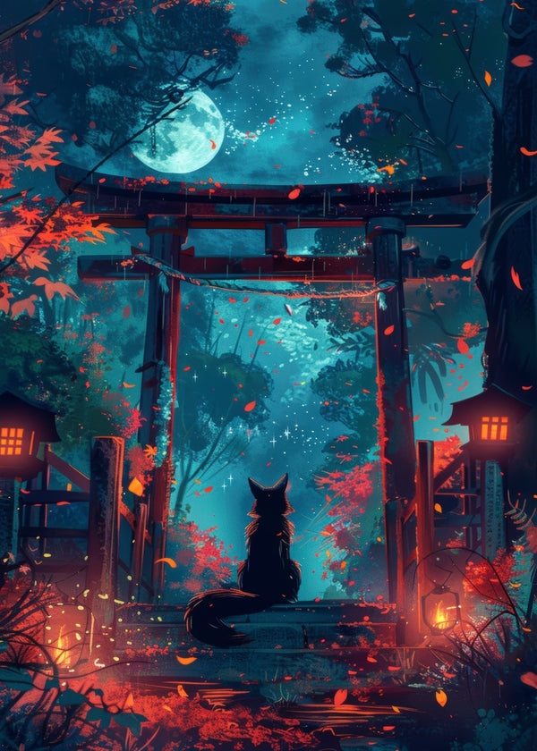 Japanese Fox Torii Gate