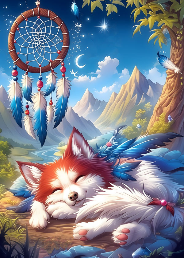 Dreaming Under the Moonlit Sky