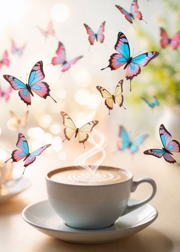coffee and butterflies