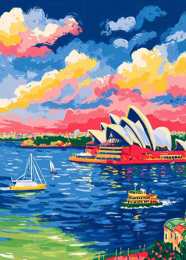Fauvist Sydney Opera View