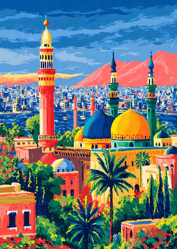 Oriental Mosque Poster