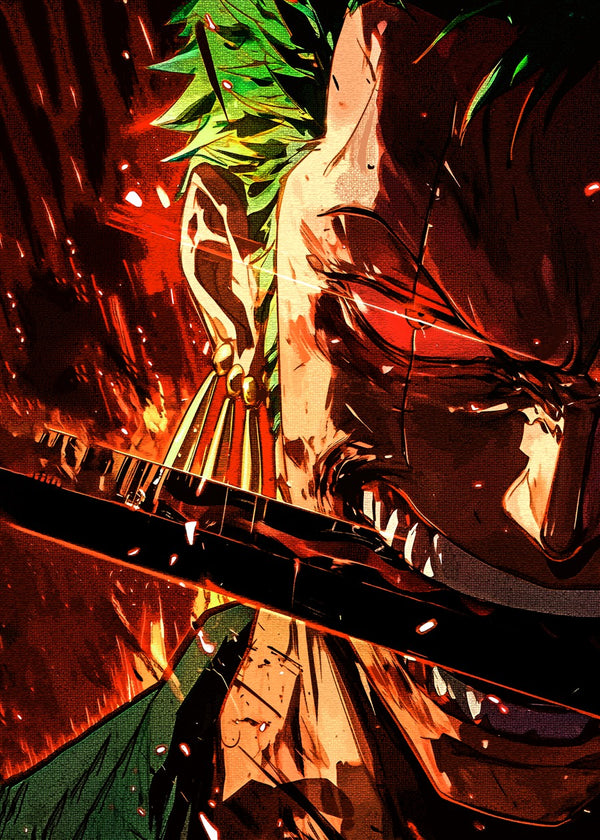 Roronoa Zoro Eyes Style Hell