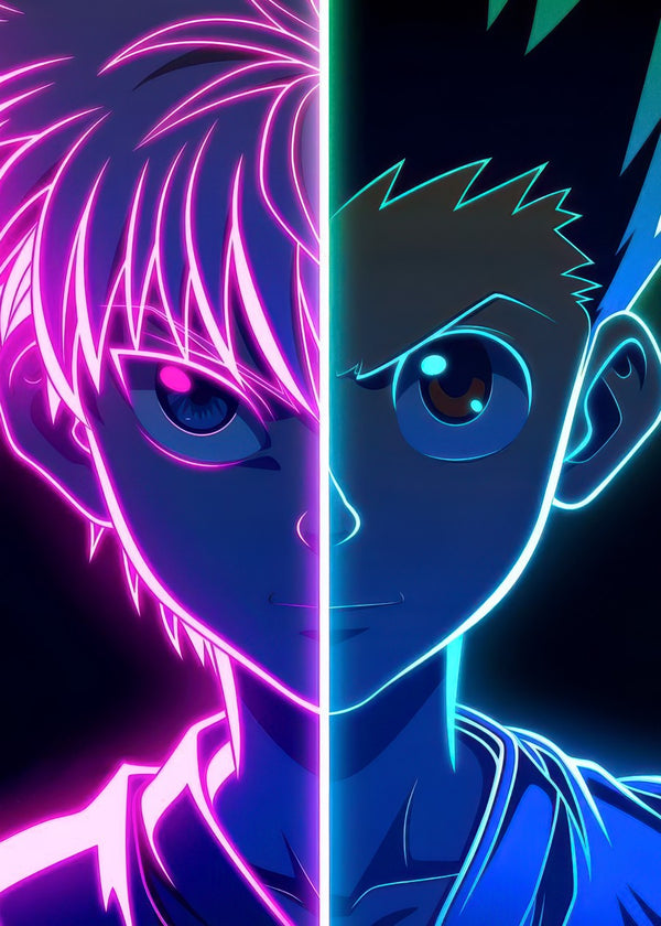 Killua Zoldyck vs Gon Freecss hunter x hunter