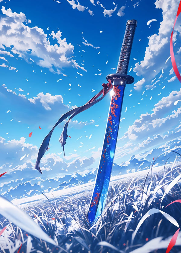 Clear Sky Anime Sword