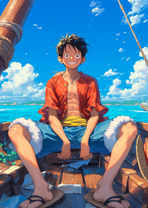 Luffy on vacation, One Piece