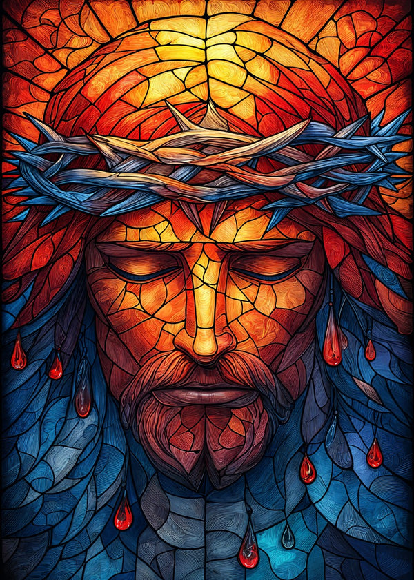 Stained Glass Jesus