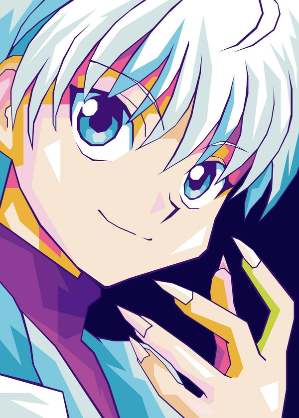 Zoldyck Killua In WPAP Art