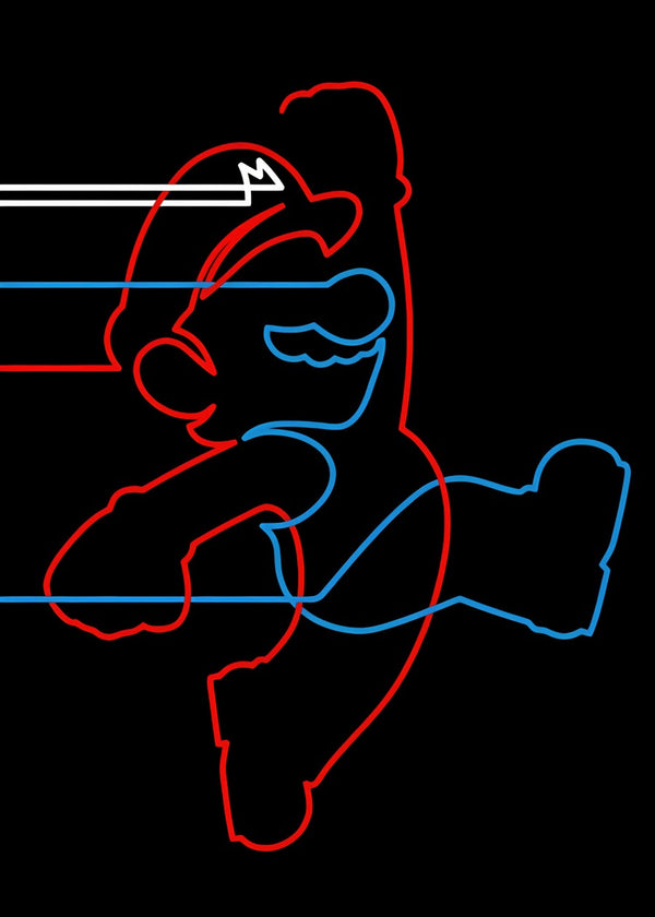 Neon Mario Run