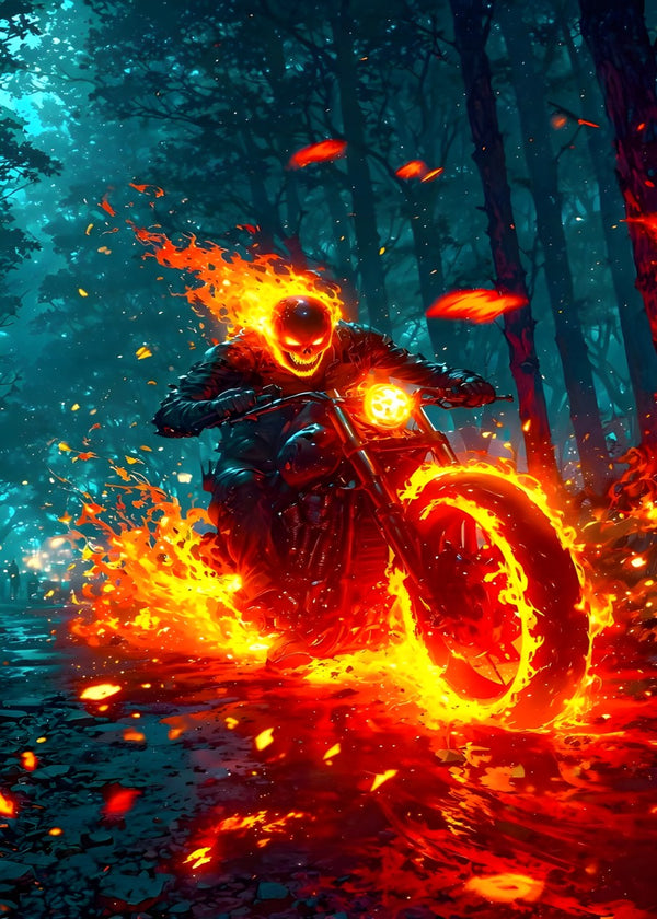 Ghost Rider's Hellfire on Two Wheels
