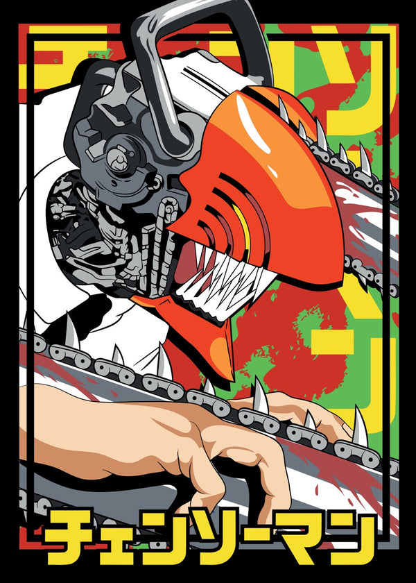 Chainsaw Man Bold Anime Art