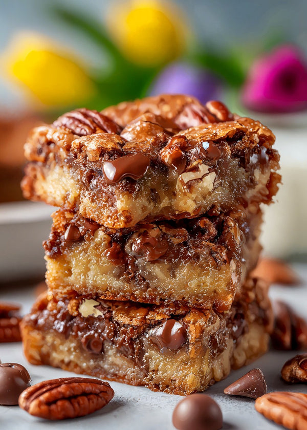 Chocolate Pecan Blondies