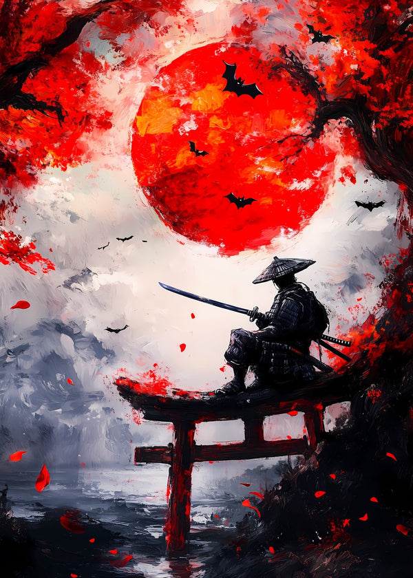 Samurai's Crimson Vigil