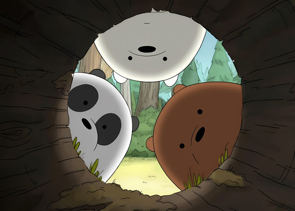 We Bare Bears Funny Poster