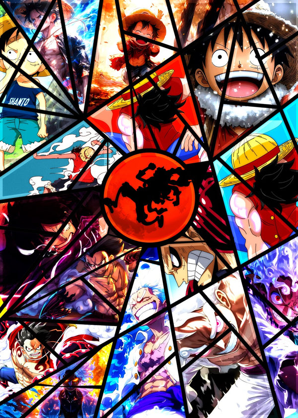 luffy all gear glass