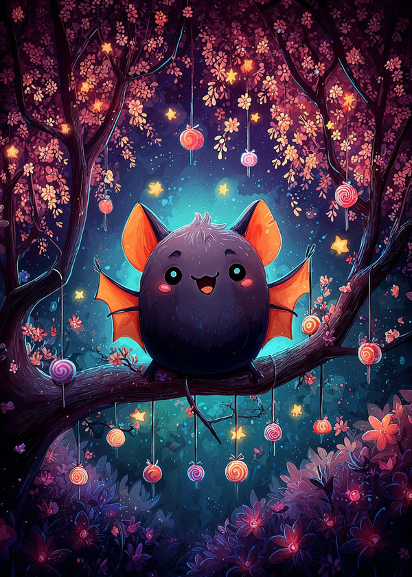 Candy Bat in Moonlight