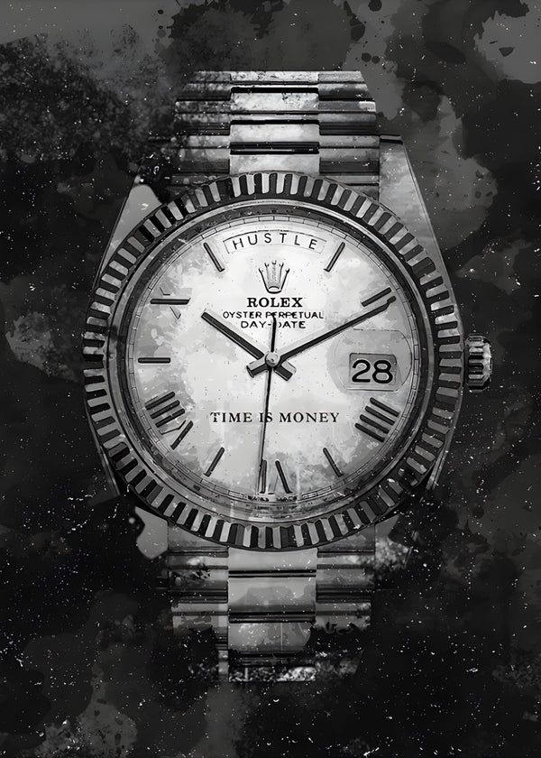 Time Is Money Rolex Art