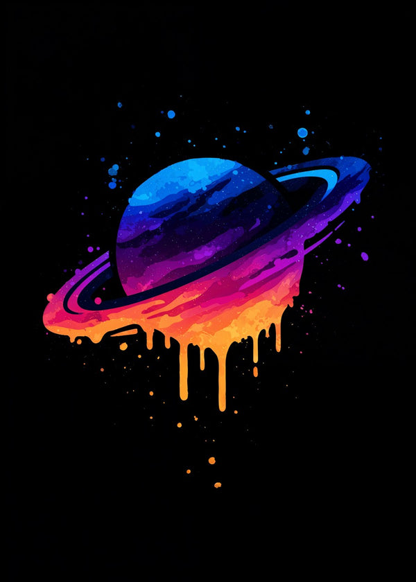 Saturn Planet Art