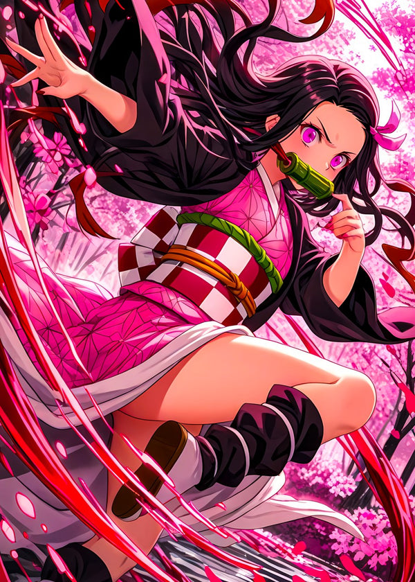 Nezuko Kamado's Power Glow, Demon Slayer Kimetsu No Yaiba