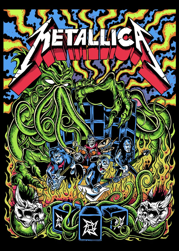 Metallica Band Graphic Art