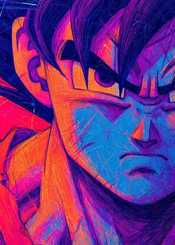 Close-up of Goku, Dragon ball