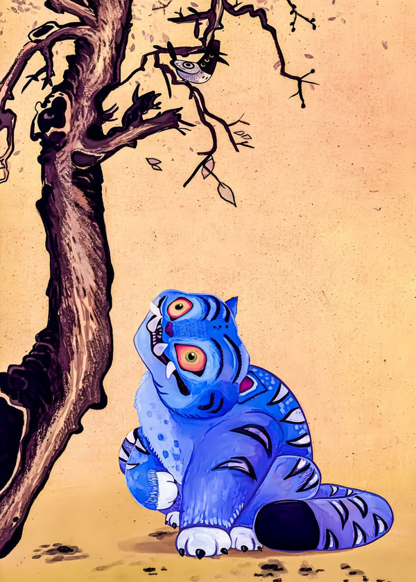 Derpy Tiger Drawing Art