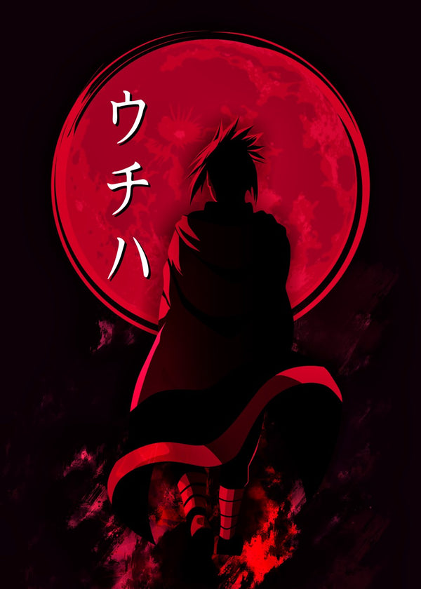 uciha sasuke red moon