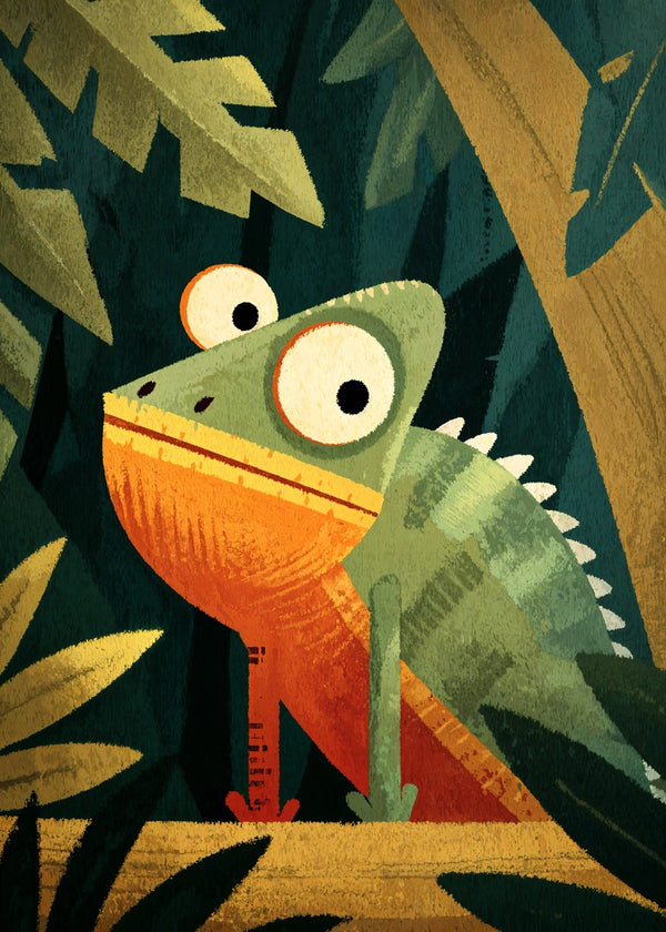Jungle Chameleon Stare