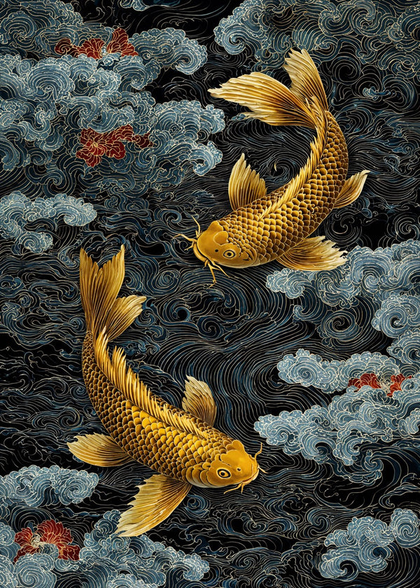 Golden Koi Harmony