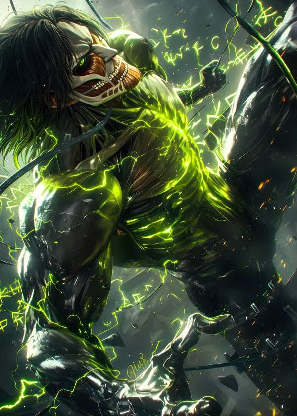 attack on titan eren yeager