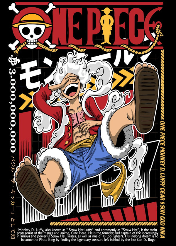 One Piece Luffy Gear 5 Sun God