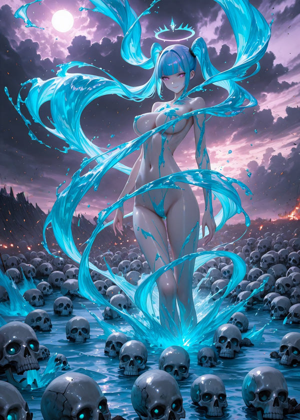 Moonlit Guardian of the Abyss