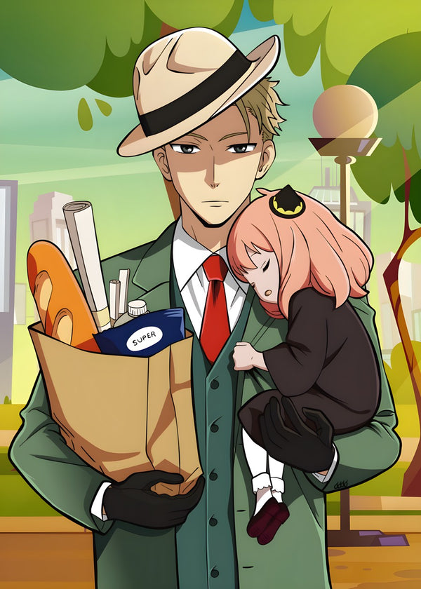 Spy Family Grocery Scene